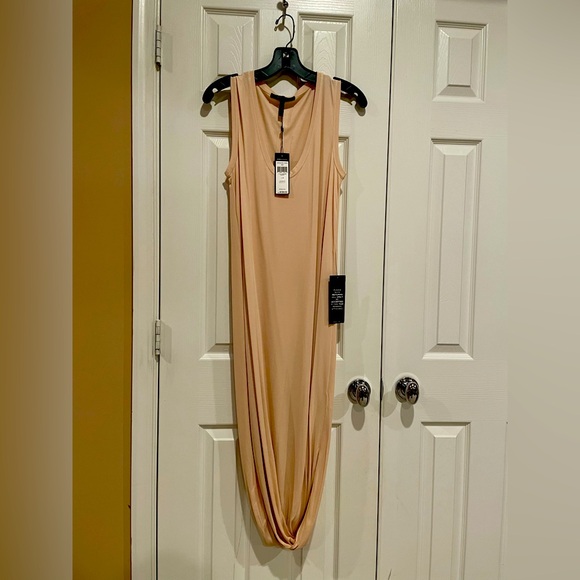 New BCBG cream sleeveless sexy summer dress - Picture 1 of 2